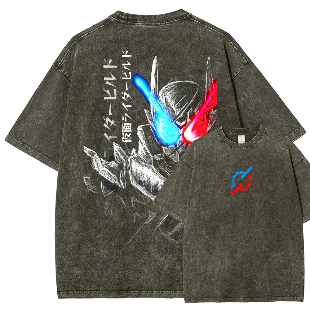 Kamen Rider Series Washed T-shirt 2606016015