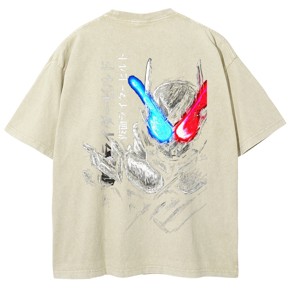 Kamen Rider Series Washed T-shirt 2606016015