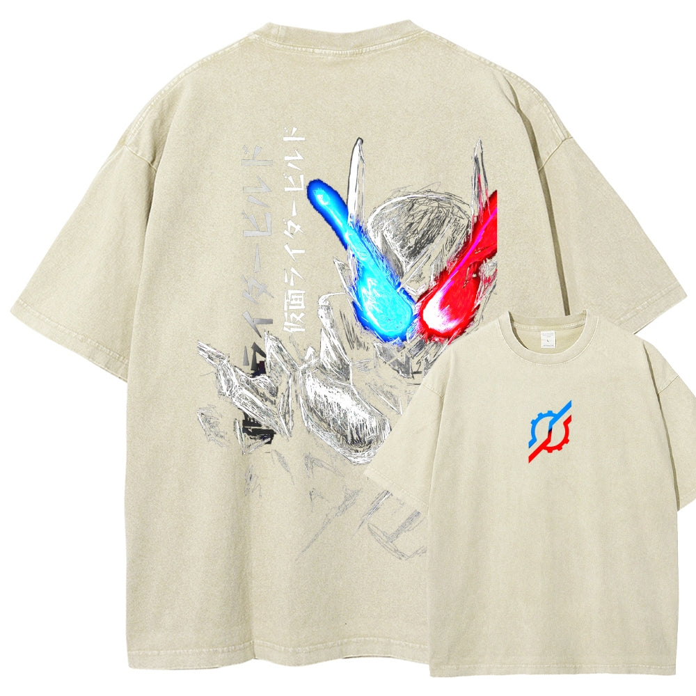 Kamen Rider Series Washed T-shirt 2606016015