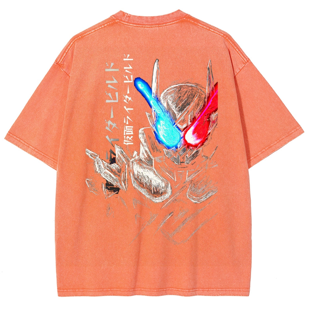 Kamen Rider Series Washed T-shirt 2606016015