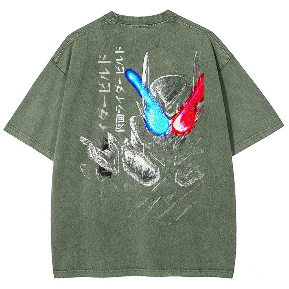Kamen Rider Series Washed T-shirt 2606016015