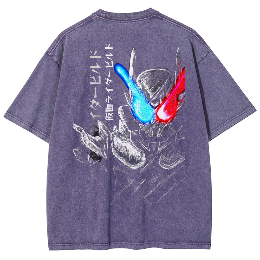 Kamen Rider Series Washed T-shirt 2606016015