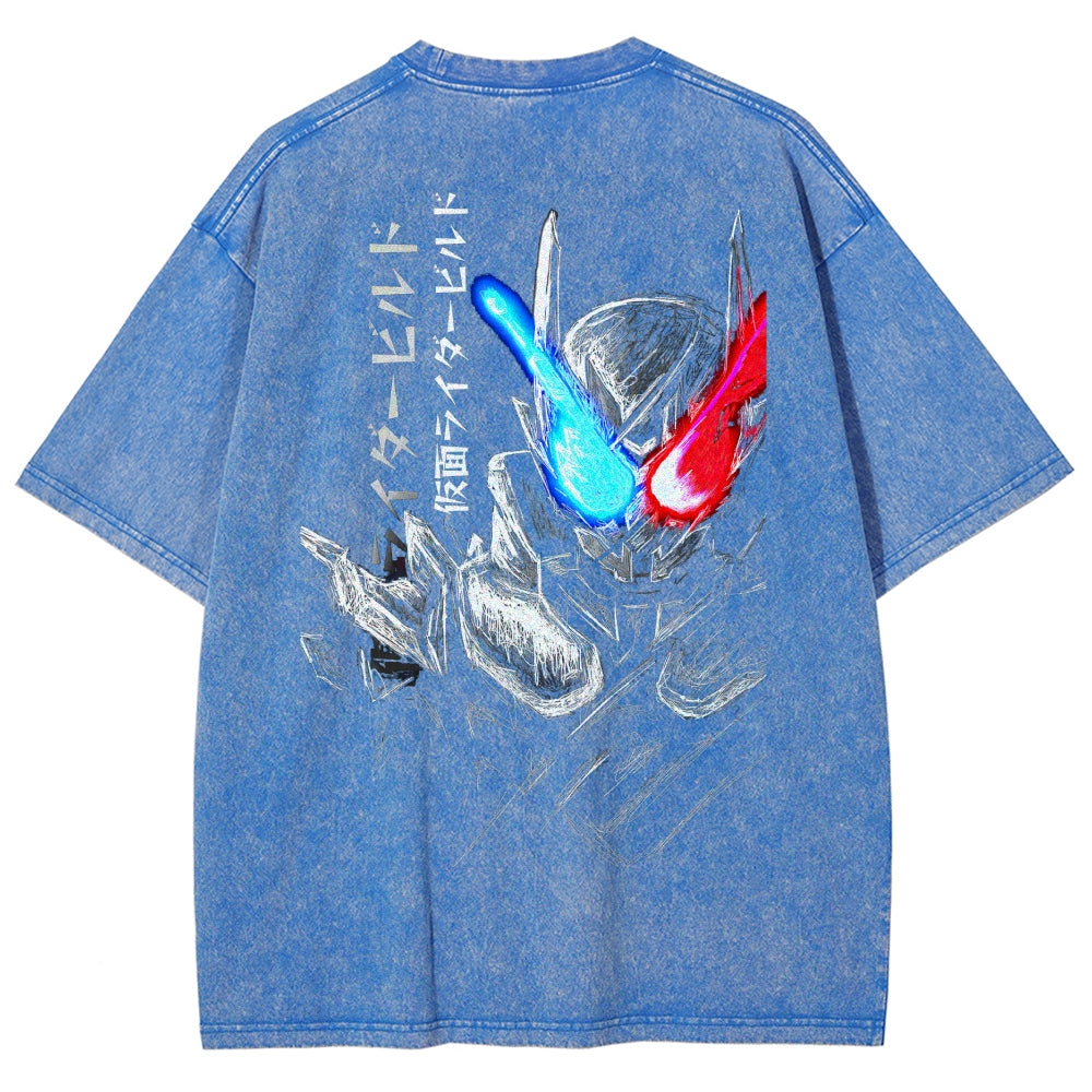 Kamen Rider Series Washed T-shirt 2606016015