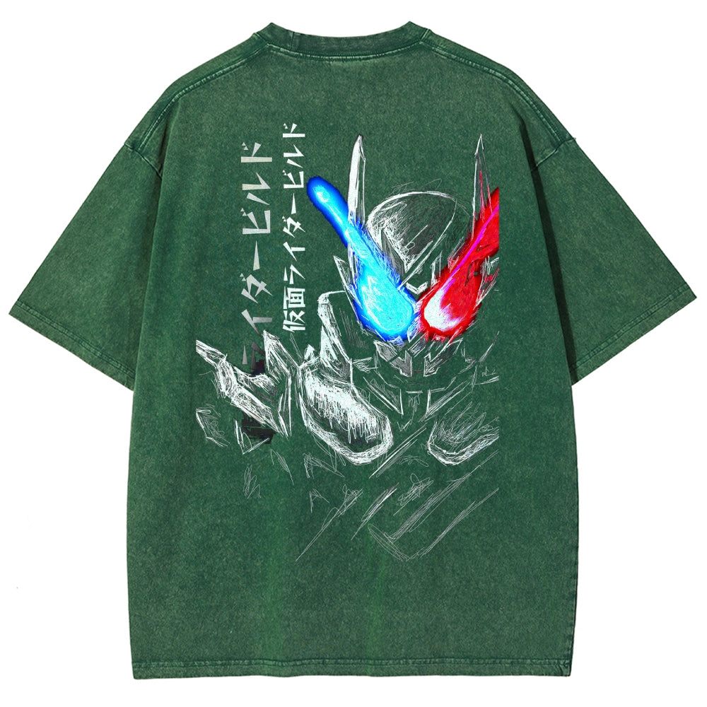 Kamen Rider Series Washed T-shirt 2606016015