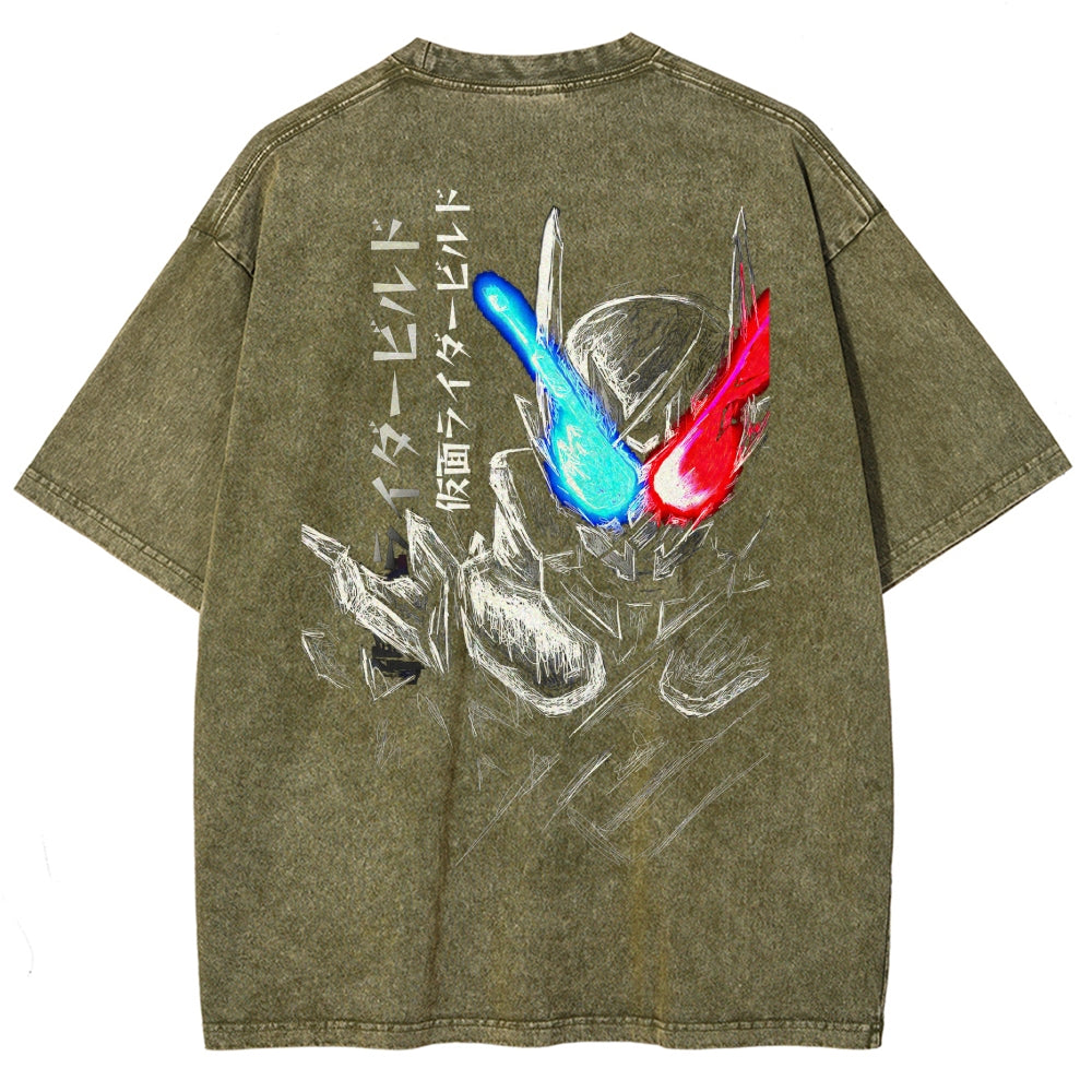 Kamen Rider Series Washed T-shirt 2606016015