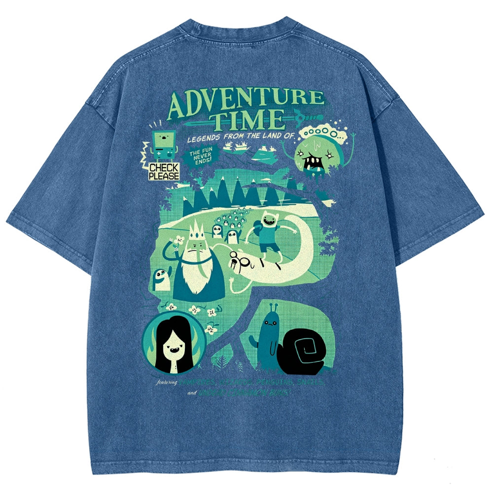 Adventure Time Washed T-shirt 2606016980
