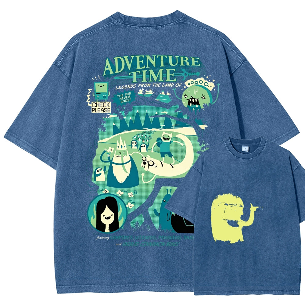 Adventure Time Washed T-shirt 2606016980