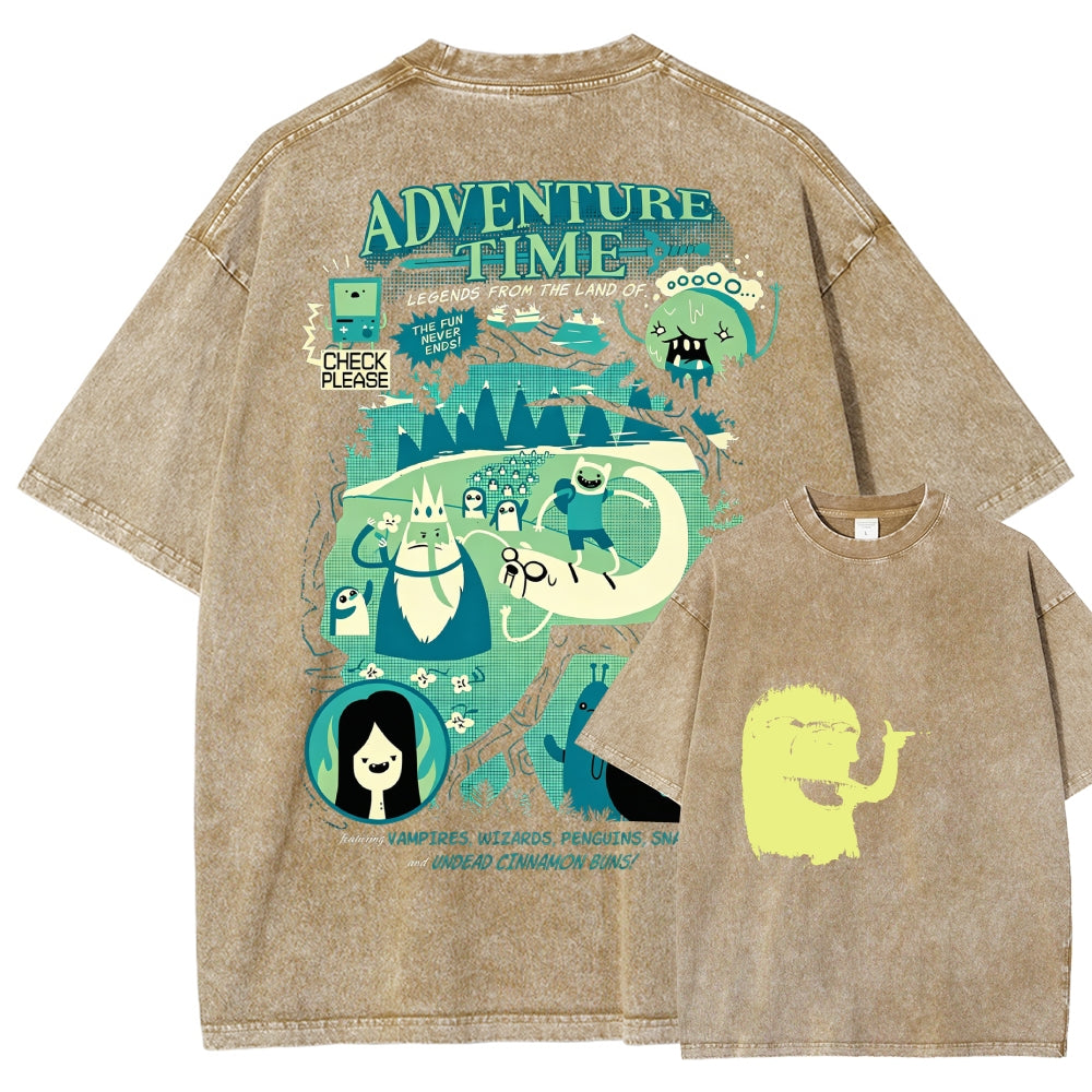 Adventure Time Washed T-shirt 2606016980