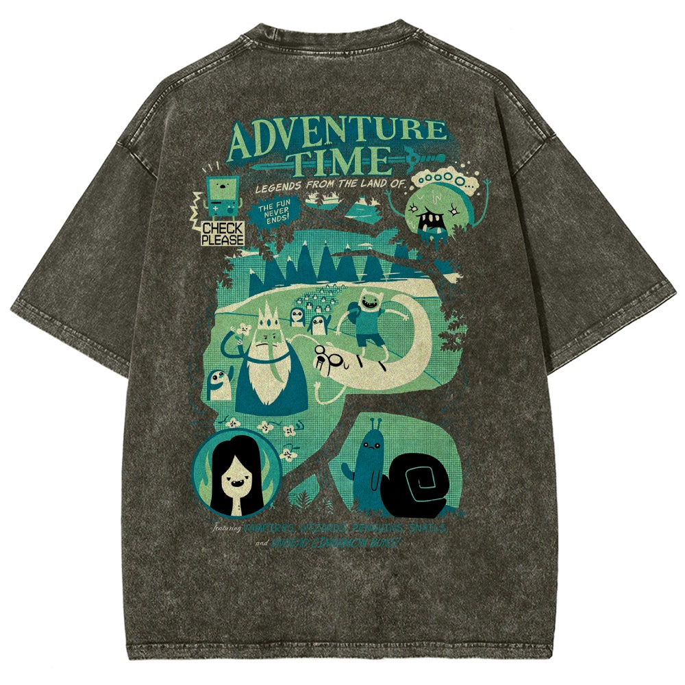 Adventure Time Washed T-shirt 2606016980