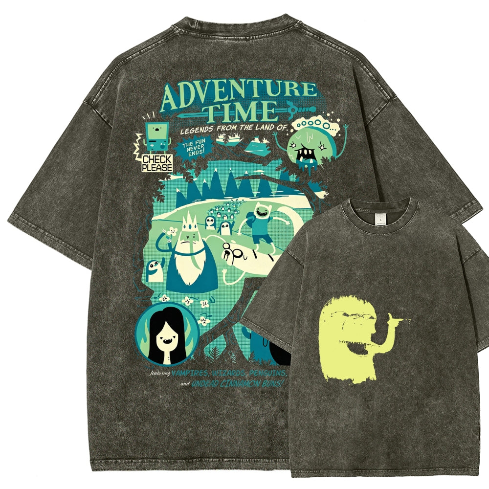 Adventure Time Washed T-shirt 2606016980