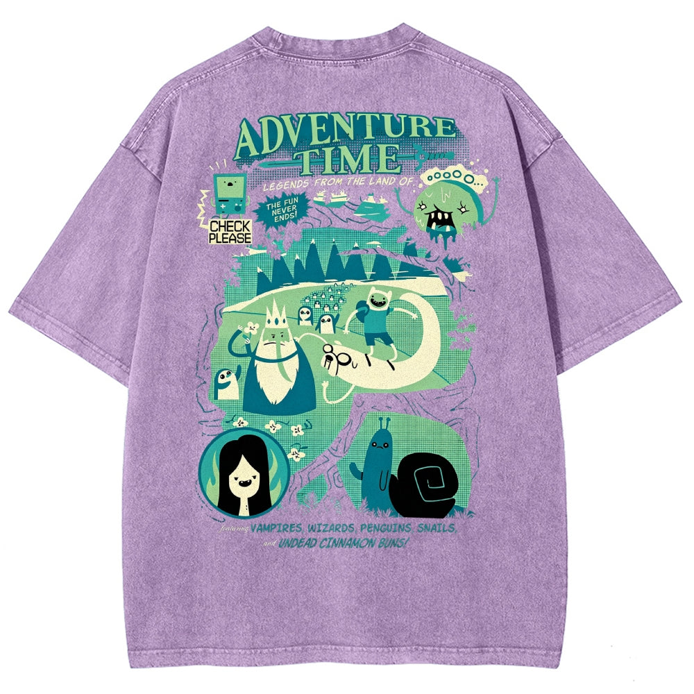 Adventure Time Washed T-shirt 2606016980