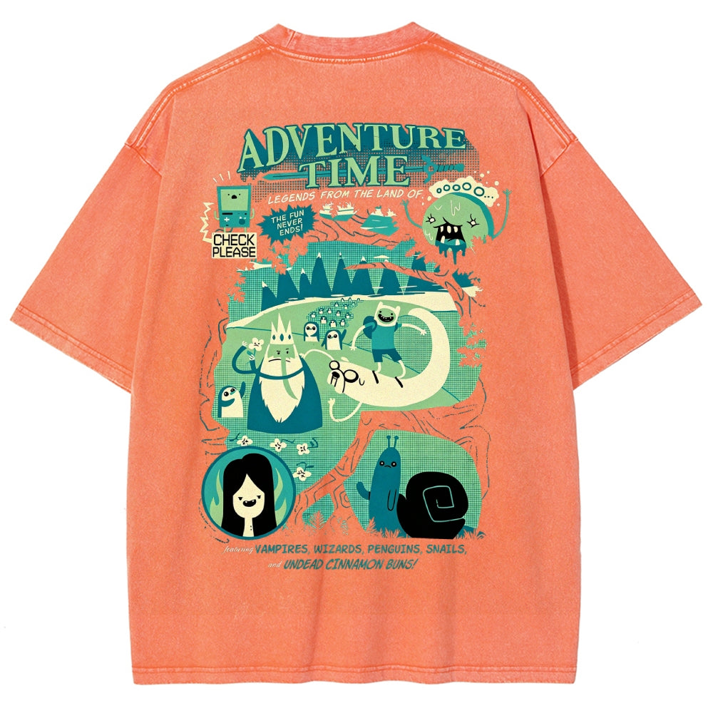 Adventure Time Washed T-shirt 2606016980