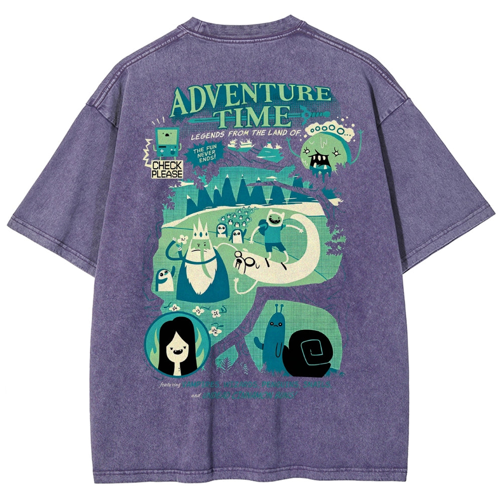 Adventure Time Washed T-shirt 2606016980
