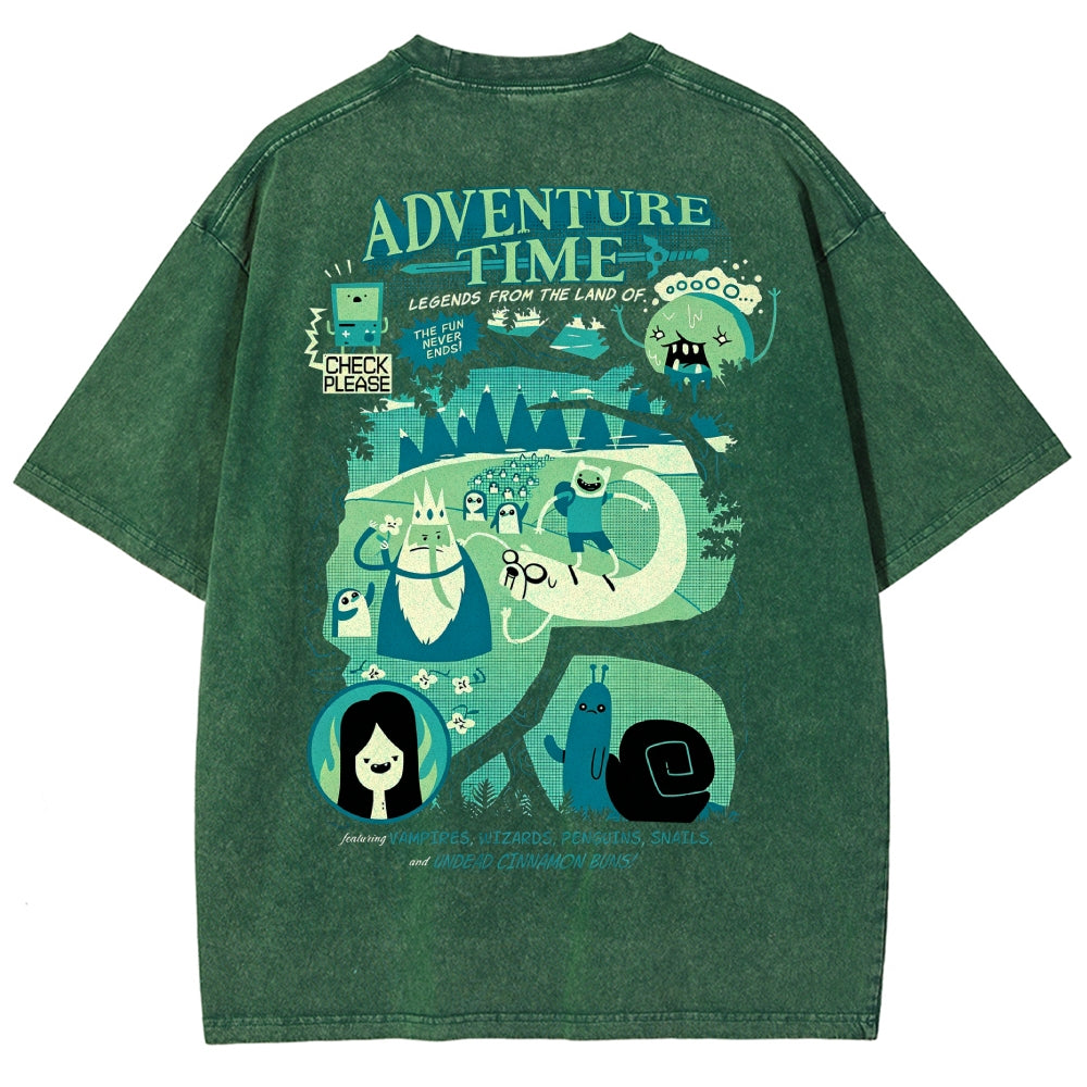 Adventure Time Washed T-shirt 2606016980