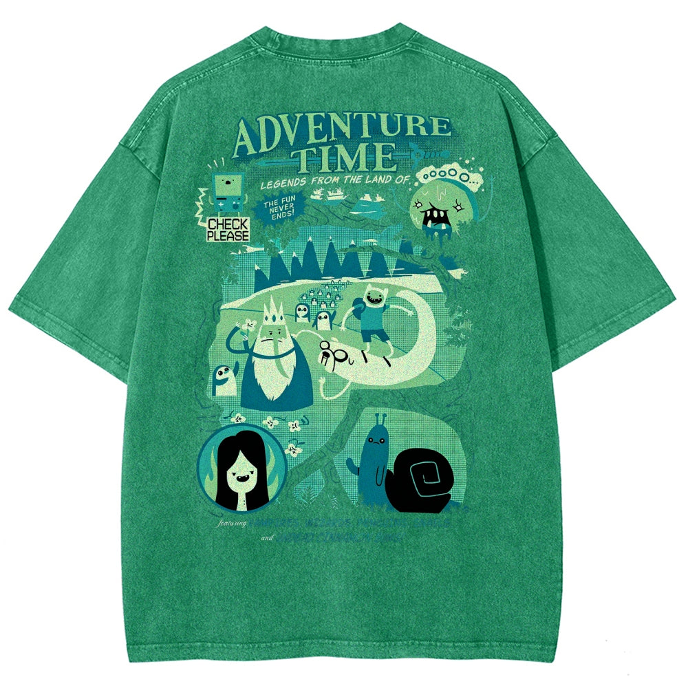 Adventure Time Washed T-shirt 2606016980