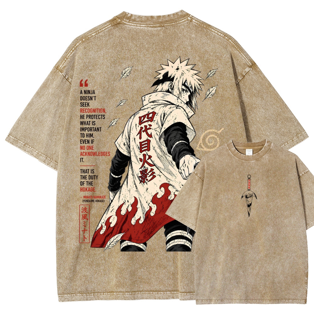 Naruto Washed T-shirt 2606016986