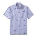 Hawaiian Shirts For Men Vintage Cotton Button Down Abundant Bamboo Ambiance Short Sleeve Aloha Shirt