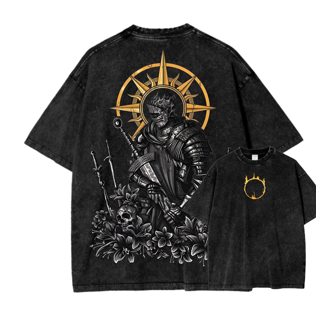 Dark Souls Unisex Fit Washed T-Shirt 2503003274