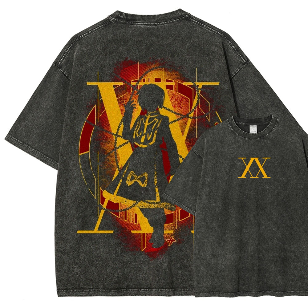 HunterxHunter Unisex Fit Washed T-Shirt 2502004484