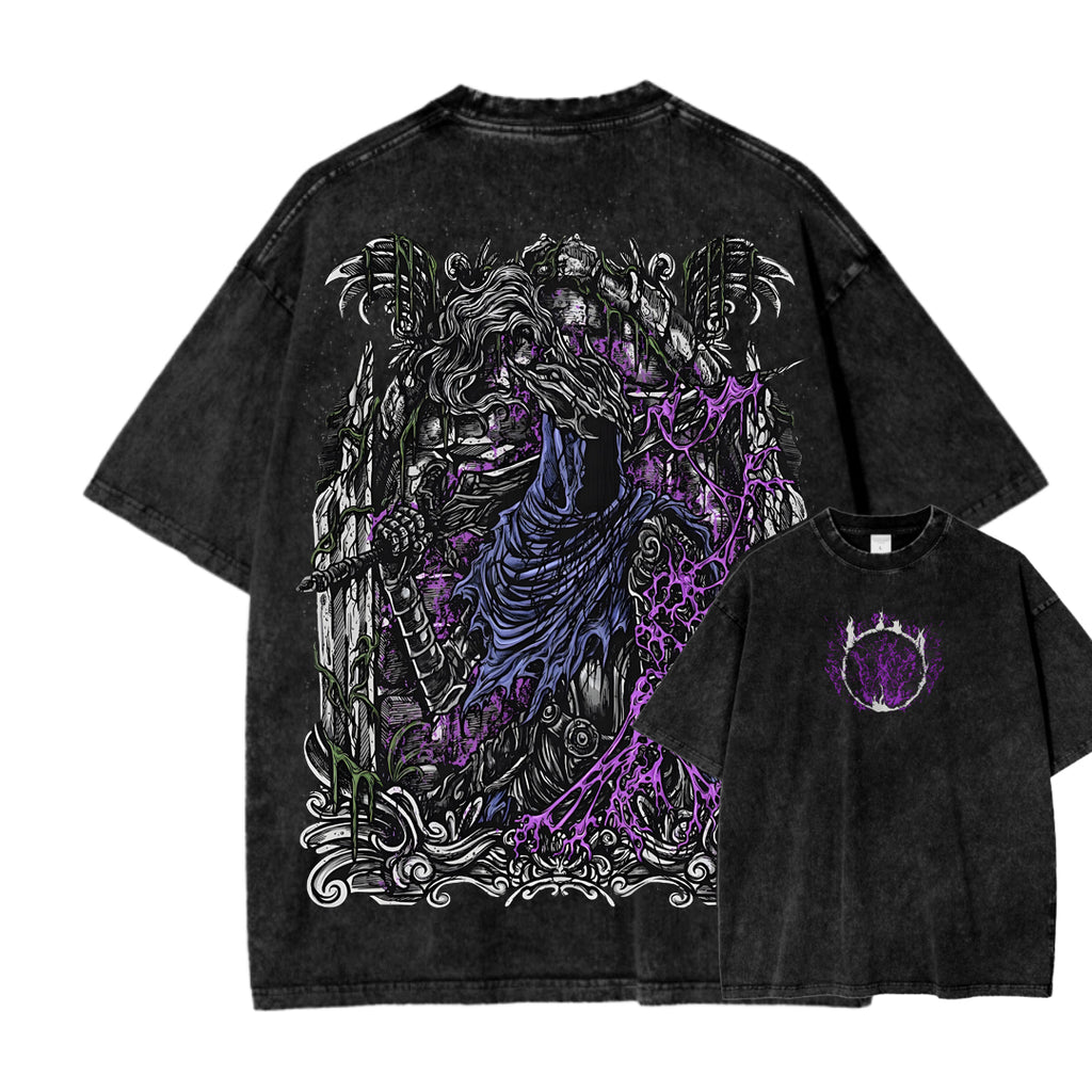 DARK SOULS Unisex Fit Washed T-Shirt 2505003211